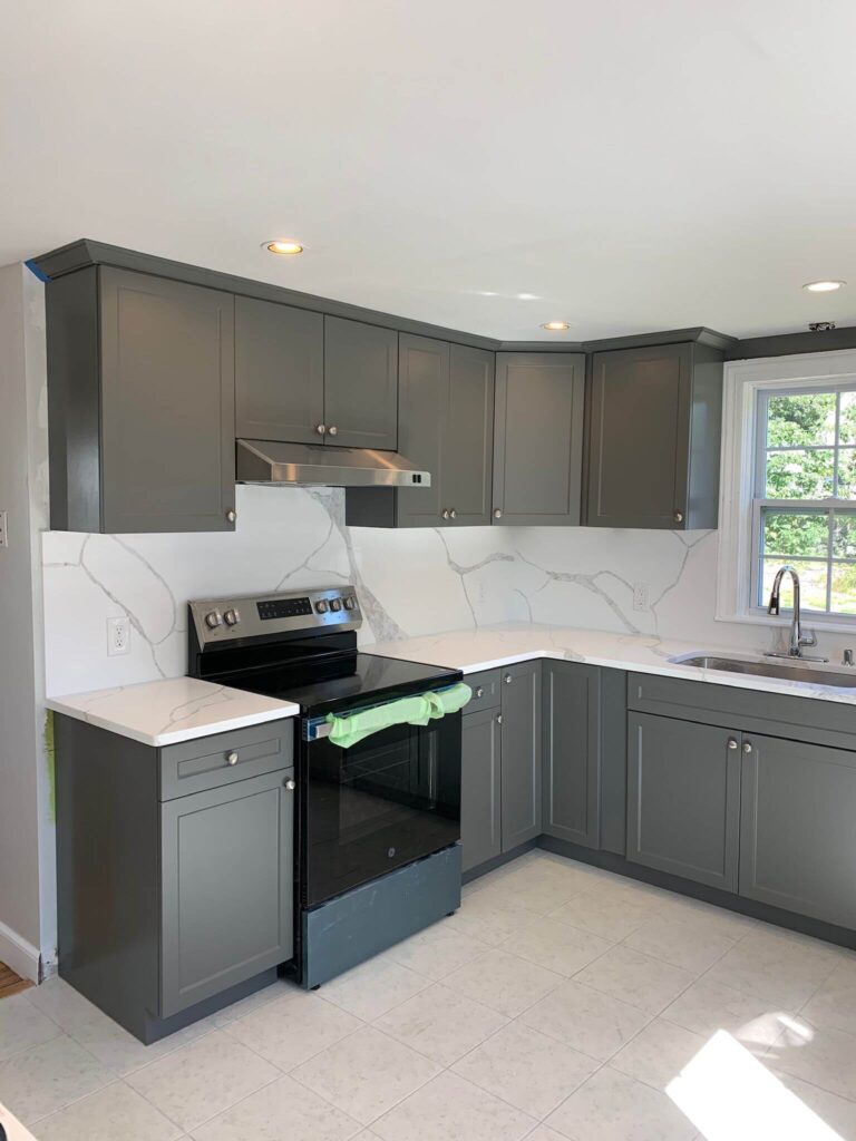 Kitchen Installation and Painting project by J&J All Seasons Corp, Stoughton MA (3)
